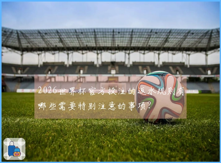 2026世界杯官方投注的返水规则有哪些需要特别注意的事项？